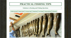 Desktop Screenshot of practical-fishing-tips.com